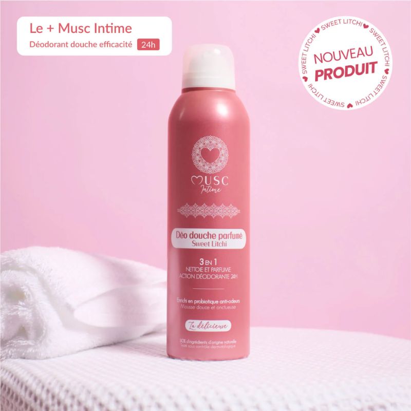 Musc intime deo douche 3en1 Sweet Litchi La Délicieuse 200ml