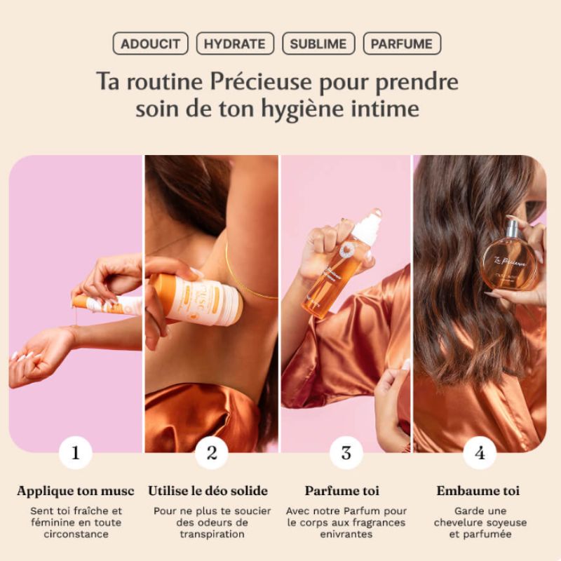 Musc Intime Parfum Cheveux Ambre Floral La Précieuse 50ml