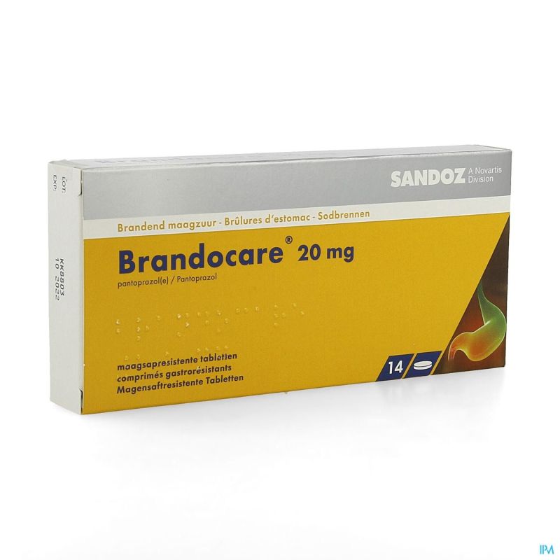 Brandocare 20 Mg Gastro Resist. Tabl 14