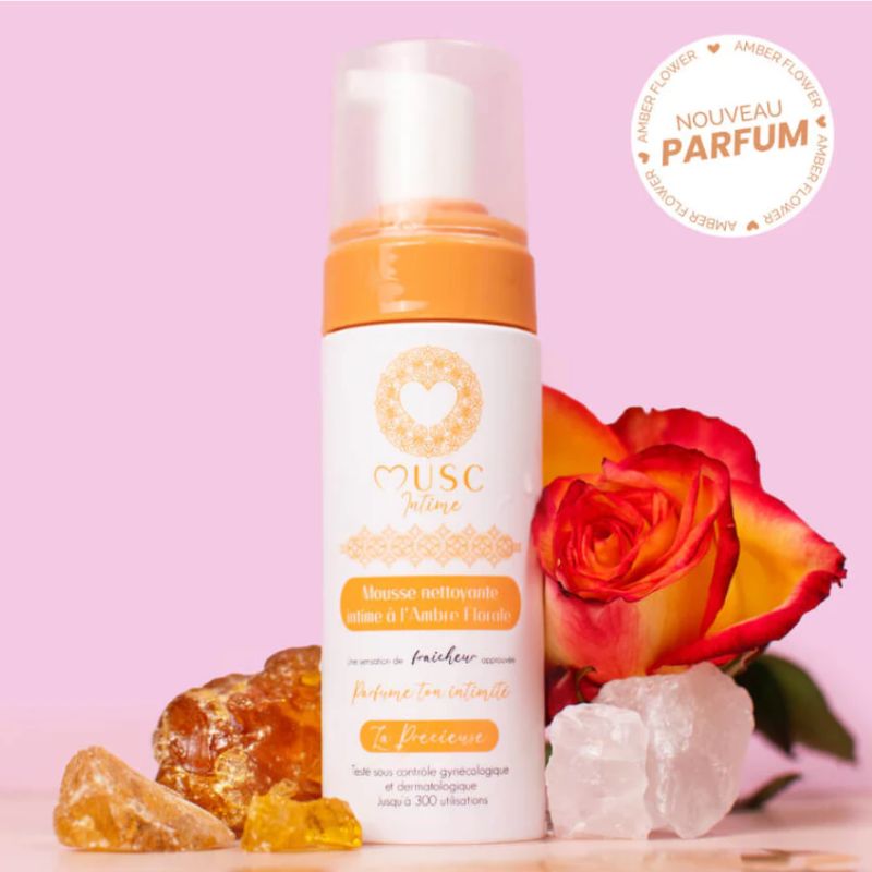 Musc intime Mousse intime La Précieuse Amber Flower 150ml