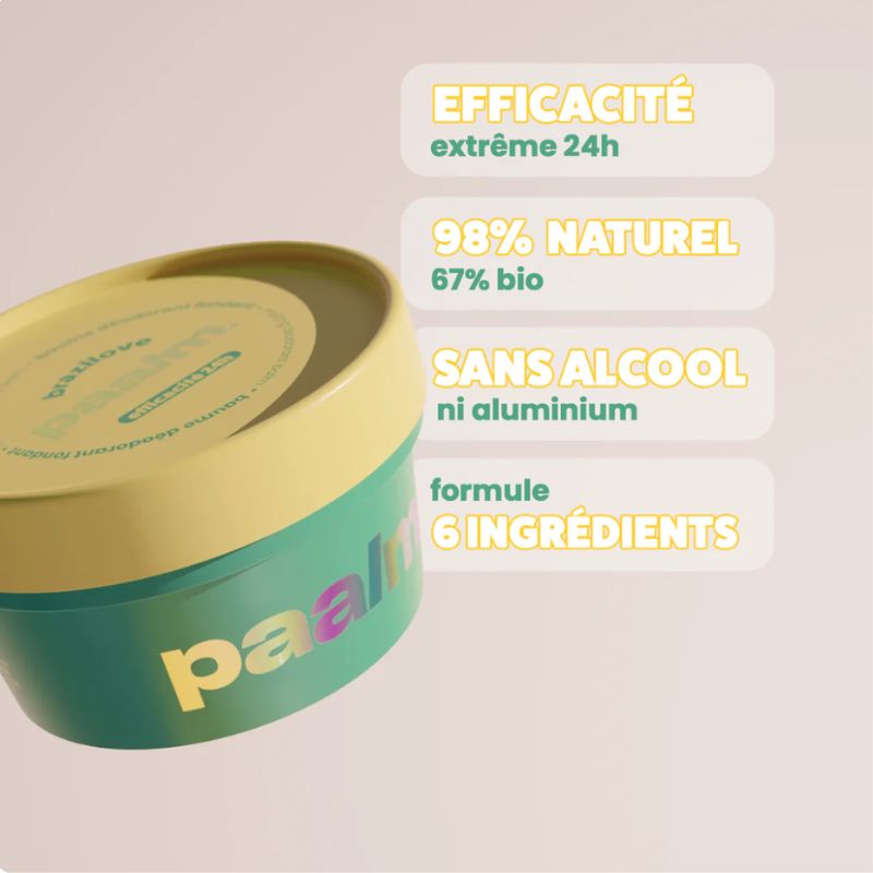 Paalm baume déodorant Brazilove 50ml