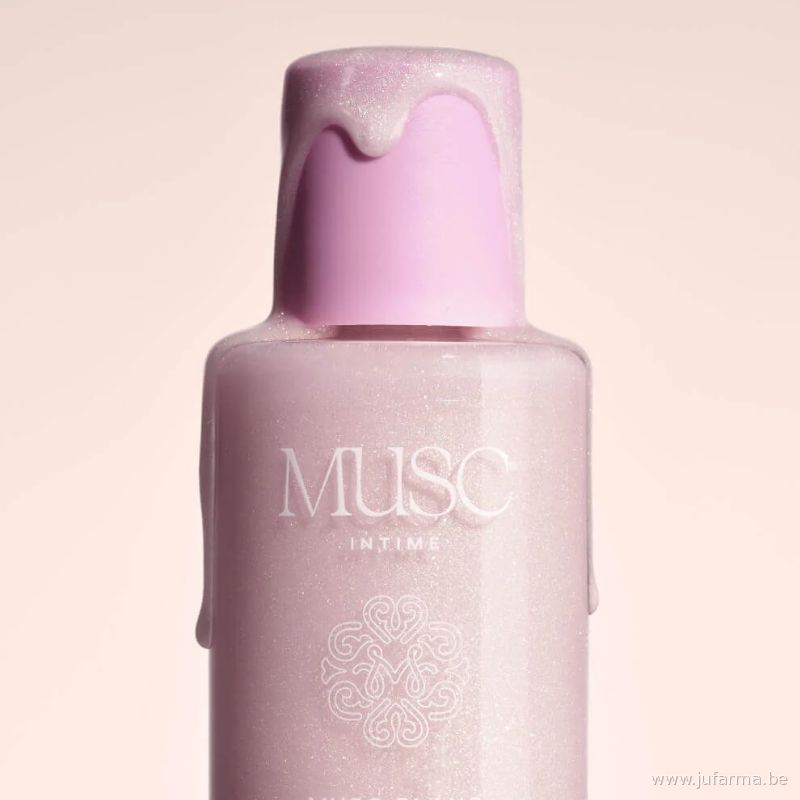 Musc Intime – Huile Sèche Glow Pailletée Corps Musc Blanc 100ml