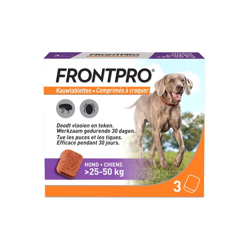 Frontpro 136mg 25-50kg Chien Comp Croq 3