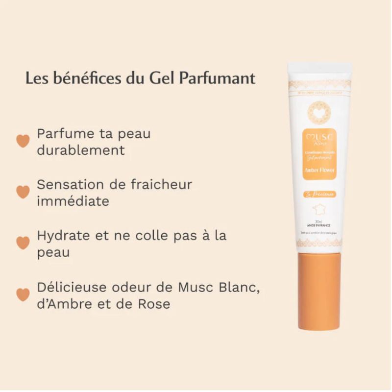 Musc intime Gel parfumant La Précieuse Amber Flower 30ml