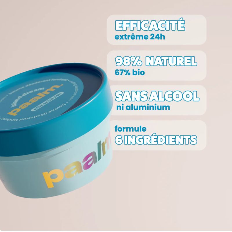 Paalm baume déodorant Island Dream 50ml