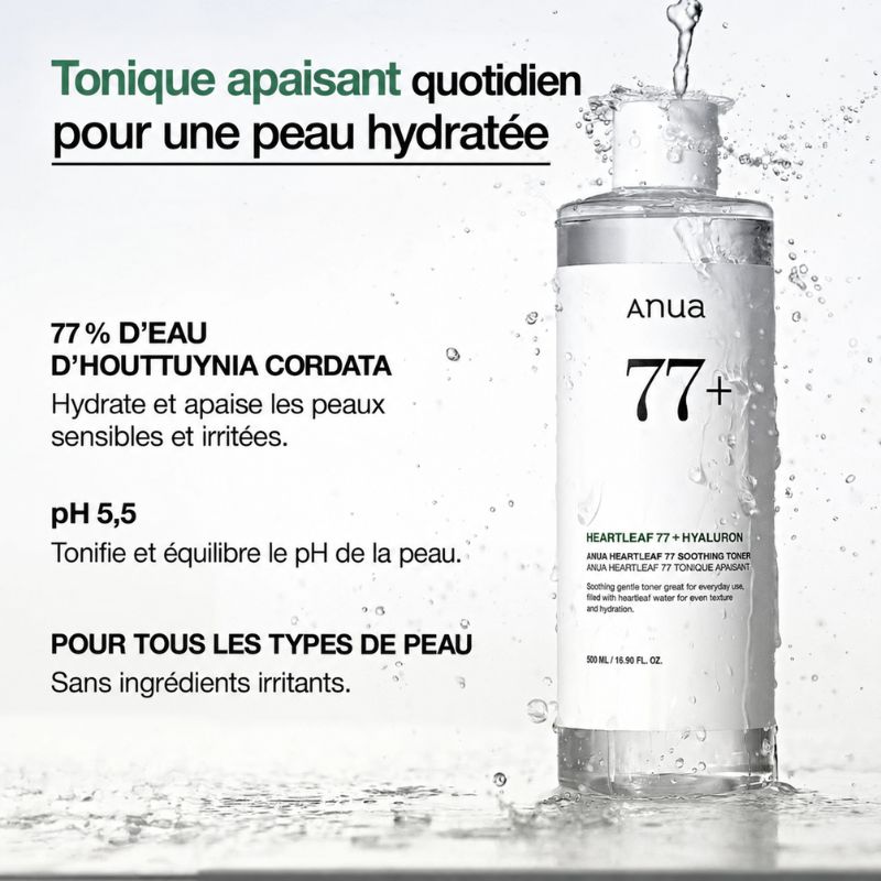 Anua heartleaf 77 tonique apaisant 250ml