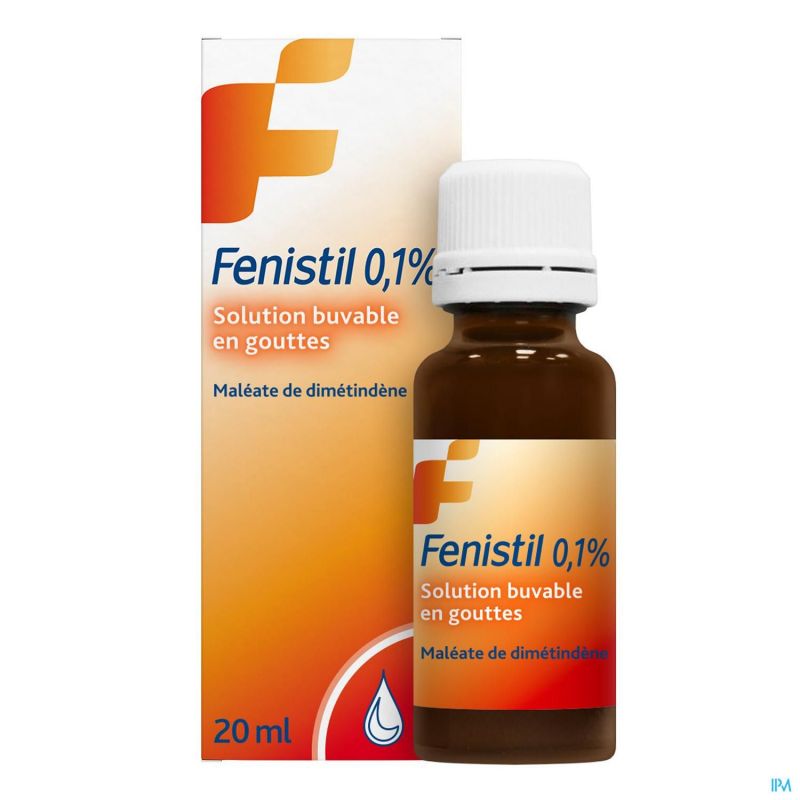 Fenistil 0,1% Sol Buvable 1 Mg/Ml Gutt 20 Ml