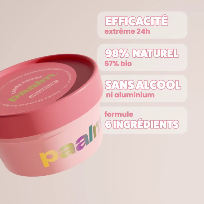 Paalm baume déodorant Candy Sweet 50ml
