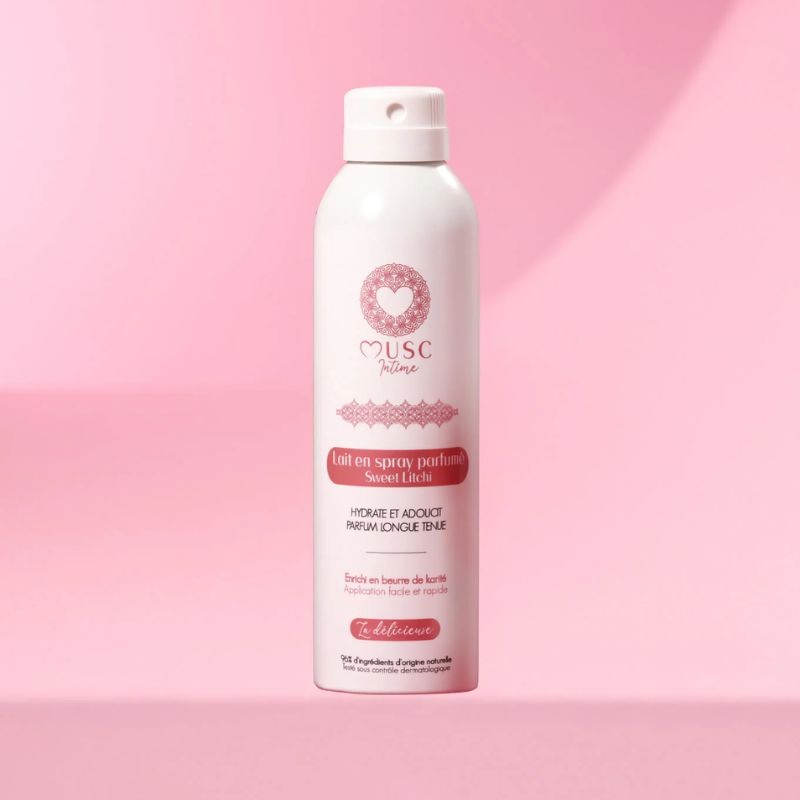 Musc intime lait corps Spray Sweet Litchi La Délicieuse 200ml