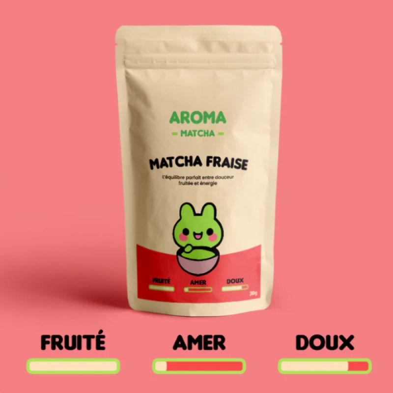 Matcha Fraise 30g