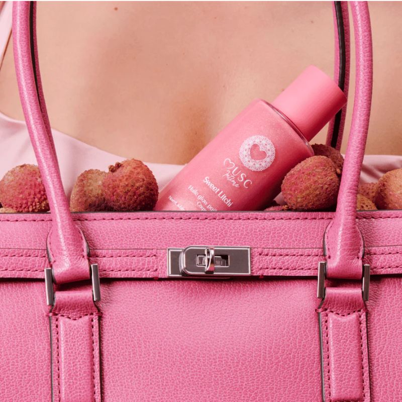 Musc Intime – Huile Sèche Glow Pailletée Corps Sweet Litchi 100ml