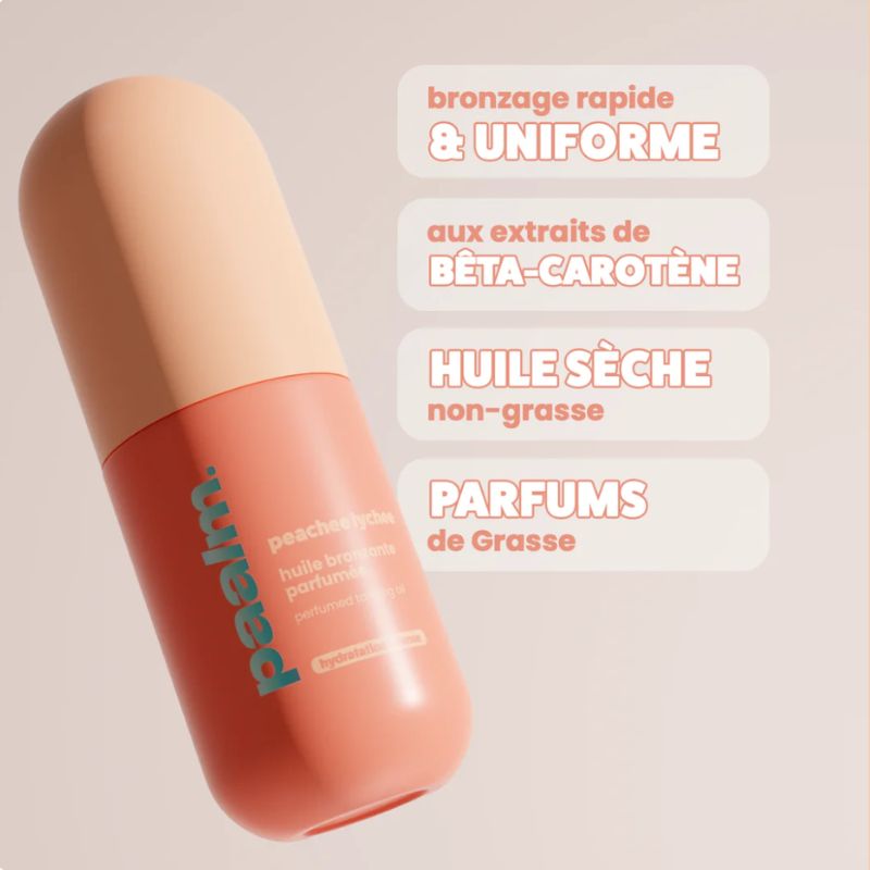 Paalm huile bronzante Peachee Lychee 100ml