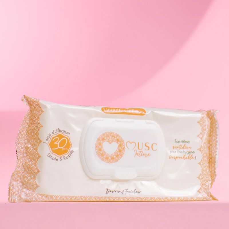 Musc intime lingettes Amber Flower La Précieuse 30 pièces