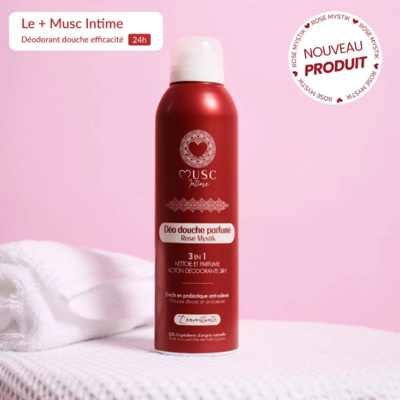 Musc intime deodorant douche 3en1 rose mystik 200ml - L'envoutante