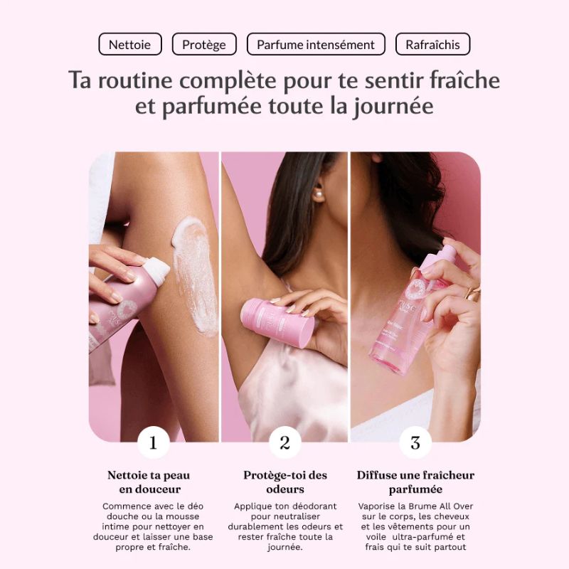 Musc intime Musc Intime - Brume All Over Corps & Cheveux Musc Blanc 100ml