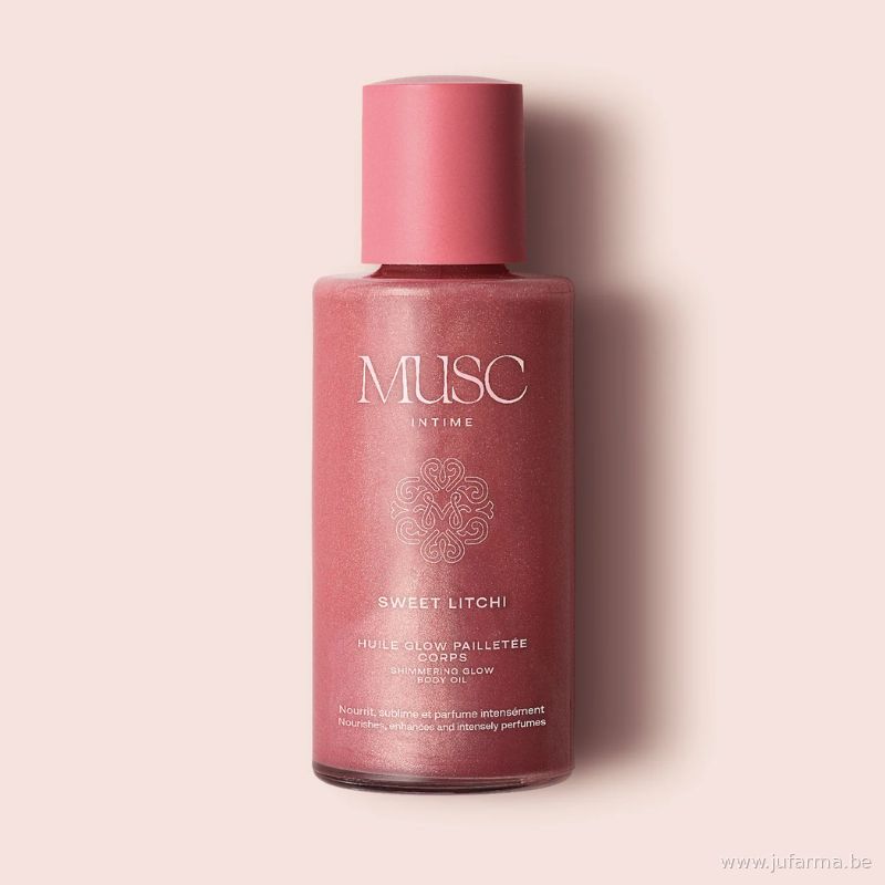 Musc Intime – Huile Sèche Glow Pailletée Corps Sweet Litchi 100ml
