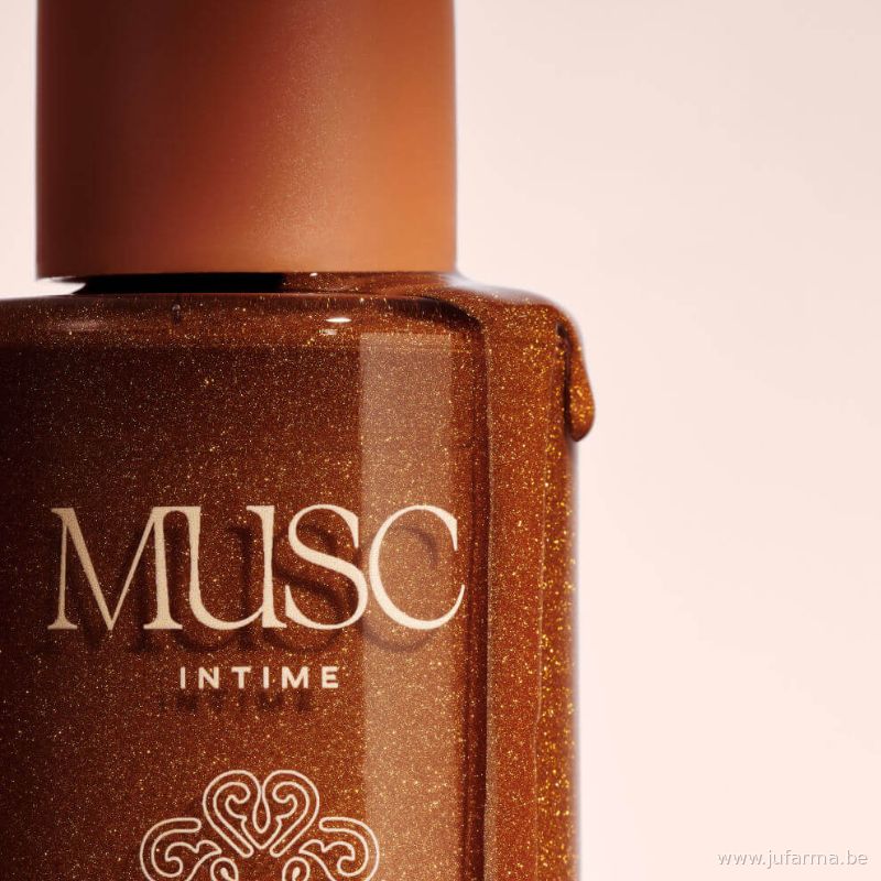 Musc Intime – Huile Sèche Glow Pailletée Corps Amber Flower 100ml