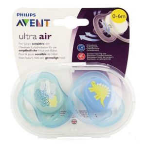 Philips Avent Sucette +0 M Air Boy Deco