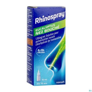 Rhinospray+eucal.nez bouche 1,18mg/ml spr nas.10ml
