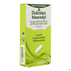 Dulcolax Bisadocyl Supp  10 X 10 Mg