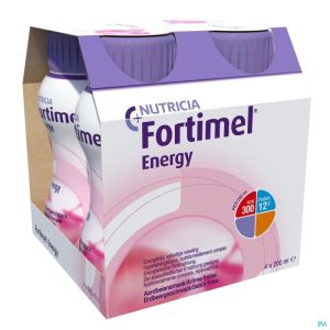 Fortimel Energy Fraise       4 X200 Ml Rempl.2320463