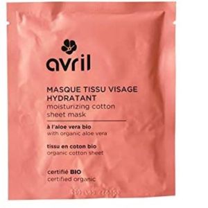 Avril masque tissu visage hydratant Bio
