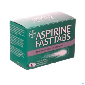 Aspirine Fasttabs 500 Mg Comp Pell  40