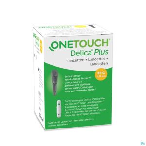 Onetouch delica plus lancettes 100