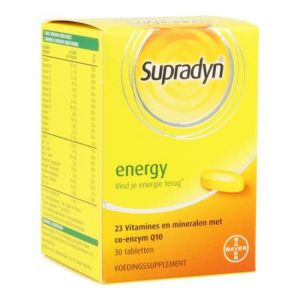 Supradyn Energy + Coenzyme Q10 Comprimés 30
