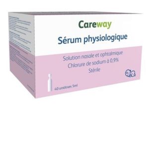 Careway nasal serum physio unidoses 40x5ml