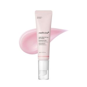 Medicube PDRN Pink Peptide Eye Cream 30 ml – Crème contour des yeux PDRN & peptides