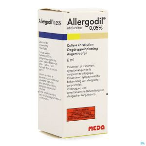 Allergodil 0,05% Pi Pharma Collyre 6 Ml Pip