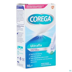 Corega ultrafix pdr adhesive 50g nf