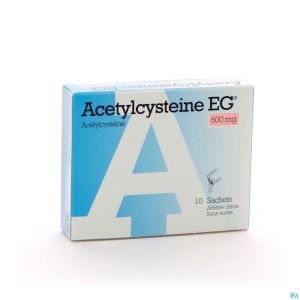 Acetylcysteine eg sach 10x600mg