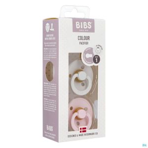 Bibs 1 tetine duo haze/blossom 2