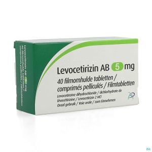 Levocetirizin ab 5mg comp pell 40 x 5mg