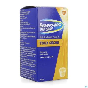 Therafixx-tusso 0,15% sirop 200ml