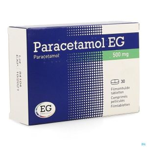Paracetamol Eg  500 Mg Comp Pell  30