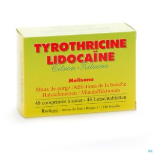 Tyrothricine lidoca citron comp 48