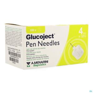 Glucoject Pen Needles 4 Mm       32 G