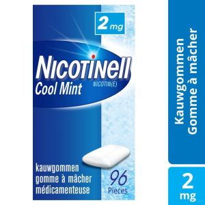 Nicotinell cool mint 2 mg gommes a macher 96