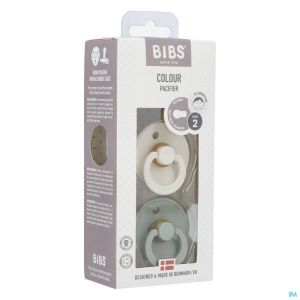 Bibs 2 tetine duo sage ivory