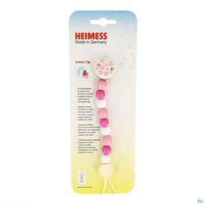 Heimess Attache Sucette Bois Rose            H9217
