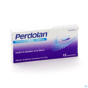 Perdolan Supp Ad 12 X500 Mg