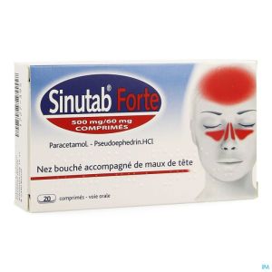 Sinutab Forte 500/60 Mg Comp 20