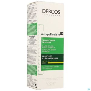 Vichy dercos shampoing anti-pelliculaire cheveux secs 200ml