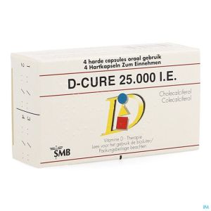 D cure 25000 UI 4 gélules