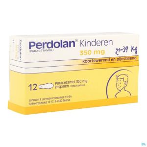 Perdolan Supp Kind Enf 12 X350 Mg