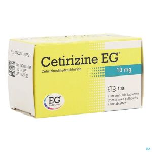 Cetirizine Eg Comp 100 X 10 Mg