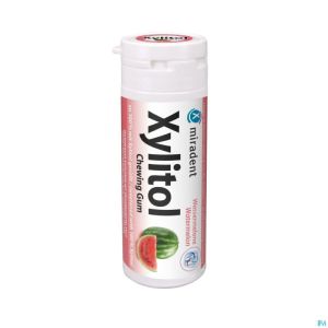 Miradent chewing gum xylitol pasteque 30